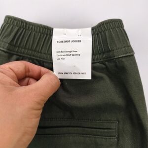 Zanerobe Sureshot Jogger Dark Army Green Pants Women 29 NWT Casual Streetwear
